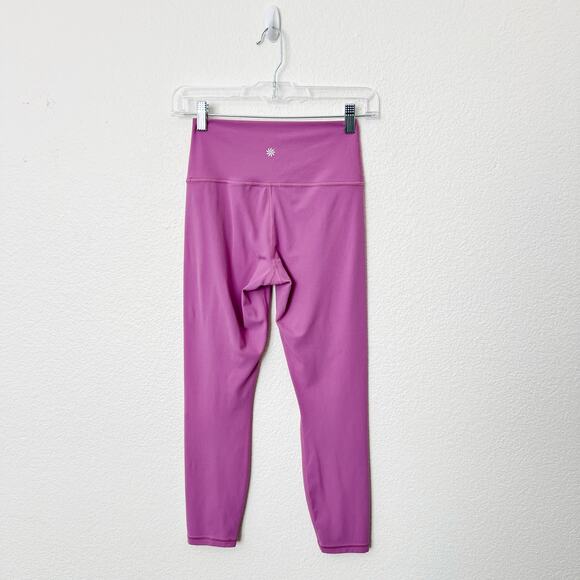 [Athleta] Purple Lilac High Rise Transcend 7/8 Tight Leggings Workout Sz Small S - Picture 4 of 12